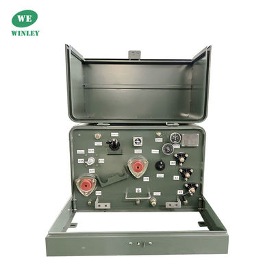 ترانسفورماتور 50kva تک فاز تخته نصب شده ترانسفورماتور توزیع غرق شده در روغن 13800V ANSI / IEEE C57