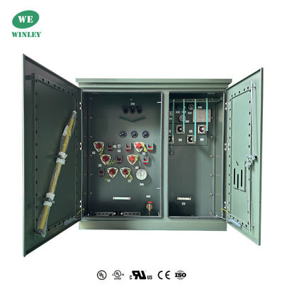 3 مرحله پد نصب شده ترانسفورماتور روغن غوطه ور توزیع 500Kva 12870V ANSI استانداردهای IEEE