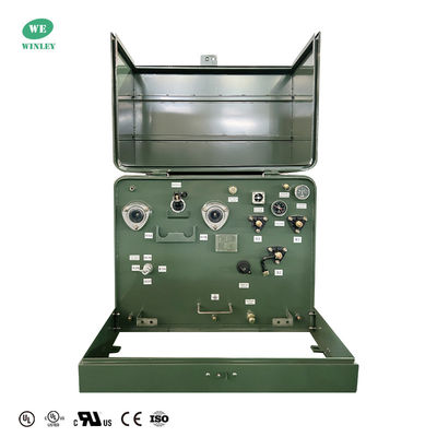 ترانسفورماتور توزیع 50Kva تک فاز نصب شده در پد 22860GrdY/13200 استاندارد IEEE/ANSI/DOE 2016