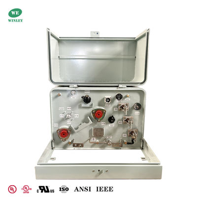 تانک فولاد ضد زنگ 304 10Kva واحد مرحله ترانسفورم 13.8KV تا 240V120V ترانسفورم توزیع برق UL فهرست شده