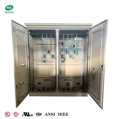 1500kva سه فاز پد نصب شده ترانسفورماتور روغن پر شده ولتاژ پایین 480V تا 240V زنده ترانسفورماتورهای قدرت الکتریکی جلو