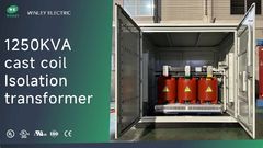 ترانسفورماتورهای خشک رزین ریخته گری 1250Kva، ایزولاسیون 480 ولت، استاندارد IEEE ANSI